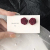 2022 Autumn Winter Red Flocking Sterling Silver Needle Flower Stud Earrings for Women + New Light Luxury Design Sense Simple Earrings Tide
