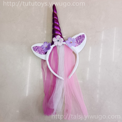 Unicorn Series Headband Pretty Girl Princess Head Buckle Halloween Carnival Party Headband