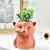 Factory Direct Supply Ceramic Hot Sale Ceramic Small Flower Pot Succulent Plant Puppy Flower Pot Set