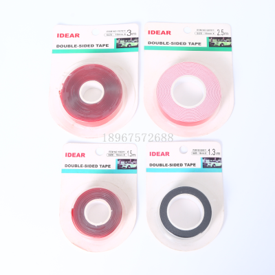 Acrylic Transparent Double Adhesive Tape Strong Temperature-Resistant Seamless Double-Sided Adhesive Car Metal Accessories Waterproof Double-Sided Adhesive Tape
