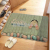 New Cartoon Rabbit Linen Bathroom Non-Slip Mat Bathroom Shower Room Floor Mat Long Strip Doormat Carpet