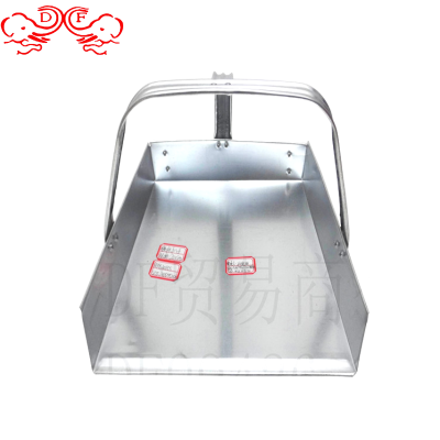 Df99426 Galvanized Griddle Garbage Shovel Dustpan Garbage Shovel Griddle Outdoor Household Griddle Kitchen Hotel Supplies