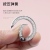 Diamond Vachette Clasp Exquisite Key Ring Double-Sided Diamond Spring Coil Girl's Bag Hanging Buckle Zinc Alloy Car Key Ring