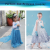 Princess Dress Up Costume Accessories Suitable for Toddler Little Girl Role Play Crown Magic Wand Costume Birthday Party