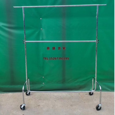 Hanger Clothing Store Shelf Clothing Shelf with Wheels