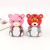 Three-Dimensional Cartoon Piggy Bank Children's Tie-up Hair Head Rope Thickened Disposable Rubber Band Colored Hair Band Hair Band