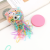 Bear Bottled Children Disposable Color Rubber Band Headdress Female Does Not Hurt Hair Rubber Band Little Hair Ring Baby Hairtie