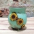 New Korean Style Painted Ceramic Succulent Bonsai Container Creative Three-Dimensional Sunflower Old Pile Large Flower Pot Wholesale