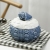 Nordic Ceramic Storage Jar with Lid Ocean Style Storage Jar Storage Box Coffee Scented Tea Cereal Can Jewelry Box