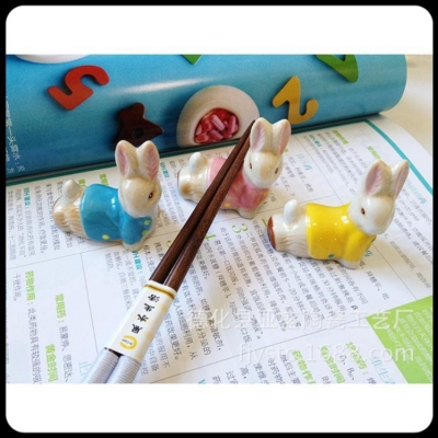 Taobao Zakka Japanese Style Groceries Super Cute Chopsticks Sets Chopsticks Shelf Zjc0442 Ceramic Crafts