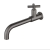 Wall-Mounted Copper Electroplating Faucet Copper Chrome Plated Lengthened Hand Washing Faucet Household Hidden Concealed Faucet