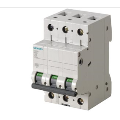 Siemens Small Circuit Breaker + +400V, 6ka, 3 + Pole, D,6A