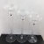 Glass Candlestick Wedding Candlestick Decoration Fashion European Style Candlestick Tea Wax Cup Goblet Candlestick