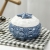 Nordic Ceramic Storage Jar with Lid Ocean Style Storage Jar Storage Box Coffee Scented Tea Cereal Can Jewelry Box