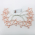 Christmas Battery Light 10led2m + Rose Gold Double-Layer Iron Wire Five-Star Holiday Party Supplies Christmas Crafts