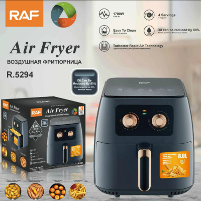 RAF European Standard Wholesale Air Fryer Household Multi-Functional Intelligent French Fries Large Capacity Automatic Fryer 5294