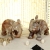 Creative Furniture Decoration Auspicious Elephant Zkz3327 Ceramic Craft