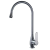 Water Plating Gun Gray High Bend Kitchen Copper Faucet Soft Dense Bubble Soft Water without Splash Can Rotate 360 °