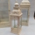 European-Style Outdoor Wedding Home Wrought Iron Set Three Storm Lantern Candlestick