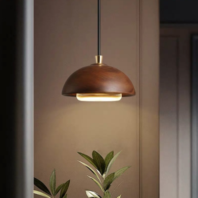 Nordic Simple Green Luxury Chandelier Bedside Bedroom Dining Room/Living Room Bar Marble Woodcraft Ceiling Lamp