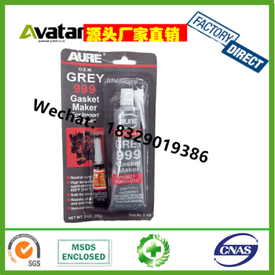 AURE GREY 999 Mega Grey Gasket Maker Silicone 3oz / 85g