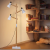 Simple Modern Living Room Creative Study LOFT Industrial Style Iron Design Wooden Floor Table Lamp