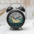 Creative New Cute Cartoon Animal White 3-Inch Metal Bell Alarm Clock Children Student Bedroom Desktop Alarm Watch