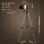 Nordic Industrial Style Distressed Loft Photography Lamp Retro Real Wooden Tripod American Floor Lamp Living Room