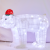 Christmas Iron Decoration Glowing Creative Cute Christmas White Bear Warm Light Led Atmosphere Party Lighting