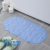 Shida Factory Direct Sales Tough PVC Floor Mat Oval Non-Slip Bathroom Mat with Suction Cup Non-Slip Hydrophobic Bathroom Mat