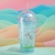 New Online Celebrity Double-Layer Cartoon Glitter Sequin Cup Unicorn Couple Straw Cup Refrigeration Plastic Water Cup Wholesale H