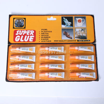 Super Glue 502 Transparent Tape Rill3 Second Glue Glue Manufacturer Sticky Metal Plastic Glue