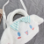 New Japanese Cute Cartoon Pink Yarn Bow Plush Cinnamoroll Babycinnamoroll Satchel Children Coin Purse Makeup Parent-Child Bag