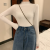 2022 All-Matching Western Slim Fit Close-Fitting Long-Sleeved Sweater Half-High Collar Inner Match Women Bottoming Shirt