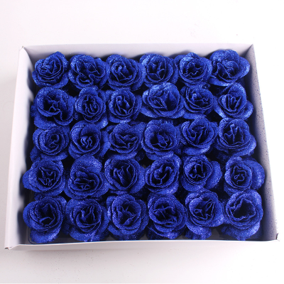Bouquet of artificial Rose, 7cm, 30PCs, for girl, friend, high quality, gift for wedding, birthday, home decoratio