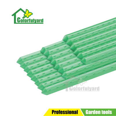 Gardening Prop/Plastic Coated Steel Tube/Plant Bracket/Support Rod/Flower Pillar/Lattice/Garden Stake