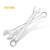 European-Style Dual-Purpose Wrench with Concave Ribs Hanging Card 6-32MM 11006-11032