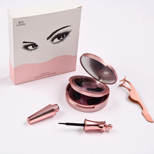 glue-free eyeliner magnetic eyelashes european and american popular self-adhesive magnetic eye lashes false eyelashes stickers female natural simulation