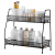 Multi-Functional Double-Layer Organizing Storage Rack Nordic Ins Iron Desk Desktop Desk Cosmetic Shelf