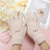 Bear Gloves Winter Korean Style Girl's Five-Finger Smiley Face Touch Screen Cute Cold-Resistant Plush Warm Student 