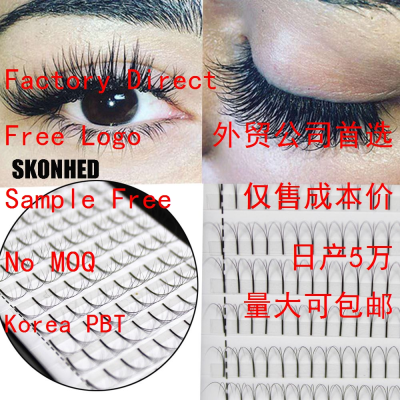 Best Pre Made Volume Fans Silk Mink Eyelash with Custom Box