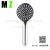 Electroplating Fan Blade Shower Boost Nozzle Handheld ABS Shower Shower Head Function Shower Head