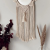 Cotton String Mirror Hand-Woven Handmade Tassel Tapestry Cosmetic Makeup Mirror Decoration Wall Hanging