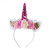 Unicorn Headband Halloween Children's Headband Birthday and Holiday Party Baby Hair Accessories Headdress Unicorn Party