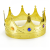 Halloween Cosplay Tiara Birthday Party Crown Performance Props Gold Silver Prince Crown