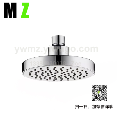 120mm Chrome round Shower Head with Arm Kit Bathroom Overhead Shower Set