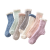 Non-Lint Coral Fleece Sleeping Socks Fleece-Lined Thickened Mid-Calf Plush Room SocksThermal Towel Maternity Socks