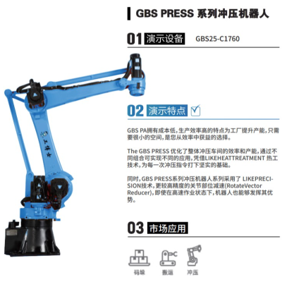 gongboshi GBS Press Series Stamping Robot GBS25-C1760