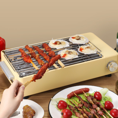 Smokeless Barbecue Oven Commercial Barbecue Grill Commercial Barbecue Grill Stall Baked Gluten Kebabs Barbecue Thickened Barbecue Grill