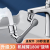 Mechanical Arm Universal Tap Bubbler Washbasin 1080 Degrees Rotating Faucet Bathroom Splash-Proof Water Faucet Wash